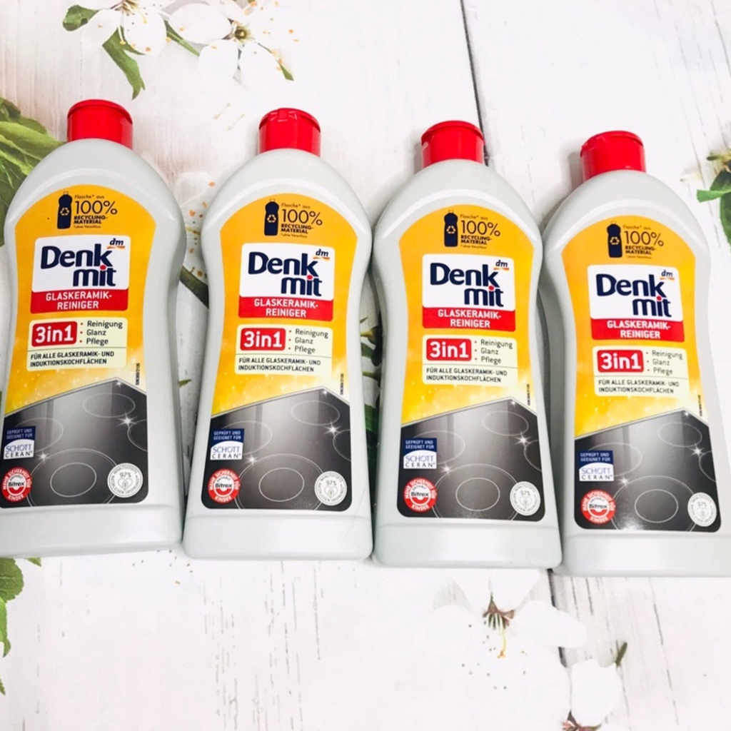 Vệ Sinh Bếp Từ Denkmit 3in1, Làm Sạch Dầu Mỡ, Bảo Vệ Mặt Kính Bếp Từ, Loại Bỏ Mùi Hôi Hiệu Quả Tomlige