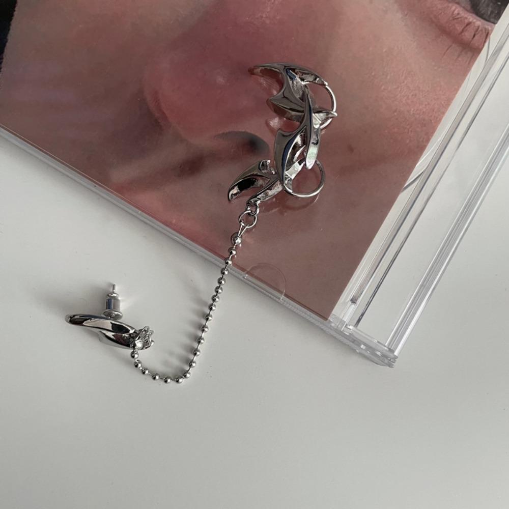 Bông Tai Dạng Kẹp Hình Phi Tiêu Độc Đáo Sang Trọng Cho Nữ