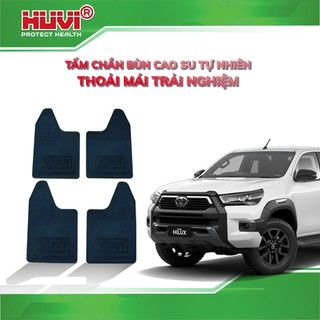 Tấm chắn bùn xe bán tải Huvi cao su tự nhiên logo đen