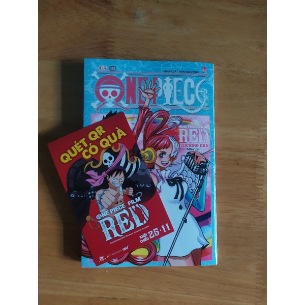 One Piece Film Red - Comic 4/4 Uta + Card QR One Piece