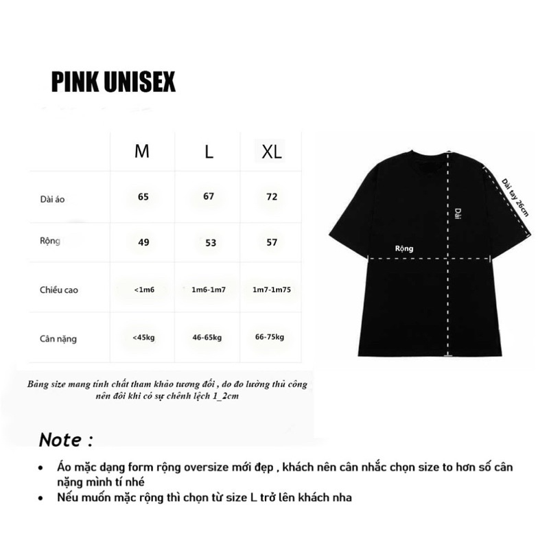 Áo thun phông logo tay nam nữ PINK tay lỡ form rộng FLOWER Unisex | BigBuy360 - bigbuy360.vn