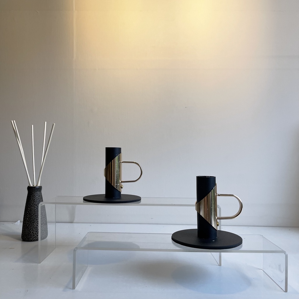 Chân nến cốc có tay cầm trang trí decor bàn tiệc, lễ cưới, khách sạn