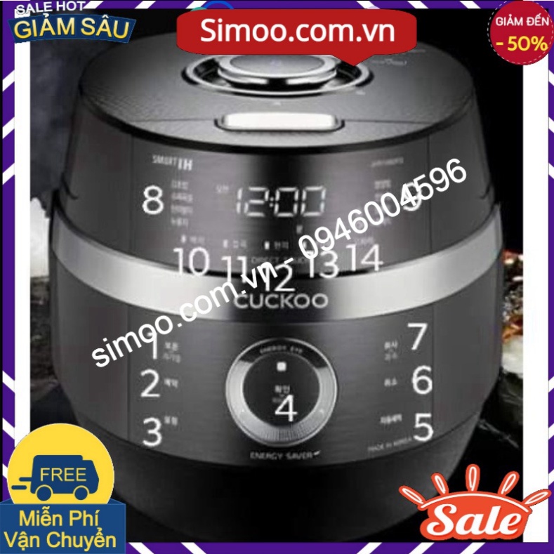 NỒI CƠM ĐIỆN CAO TẦN CUCKOO CRP-JHR1060FD 1.8L HÀN QUỐC.Nồi cơm được yêu thích nhất. Bảo hành 24 tháng Shop Xin phép chỉ