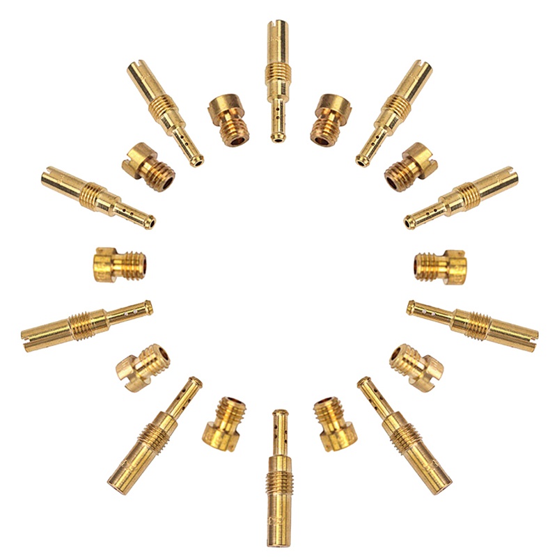 Set 10 Bộ Chế Hòa Khí Chính Và 10 Vòi Phun Cho PWK Keihin OKO CVK PWM NSR KSR