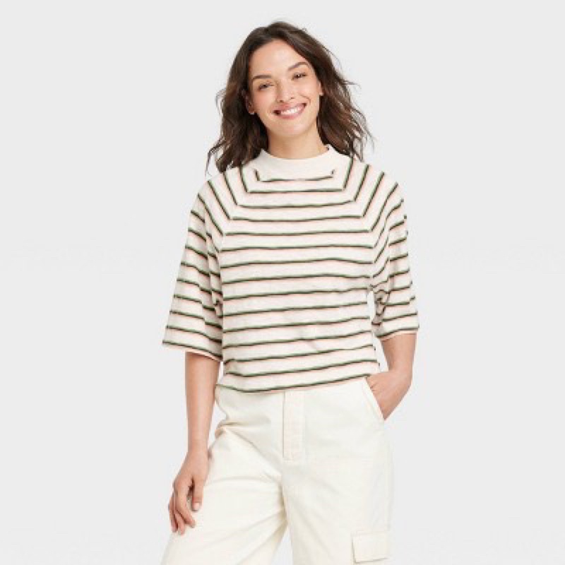 Áo cổ cao thun cotton sược UnIversal(2824