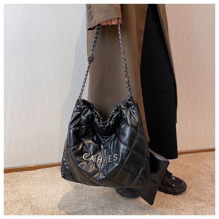 Set túi rút CAHRES dây đan đen