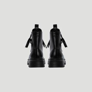 Giày Chunky boot da nam The Wolf màu đen