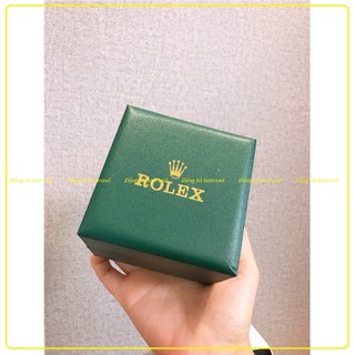 Hộp đựng đồng hồ Rolex, hộp đồng hồ da chuẩn logo hãng sắc nét