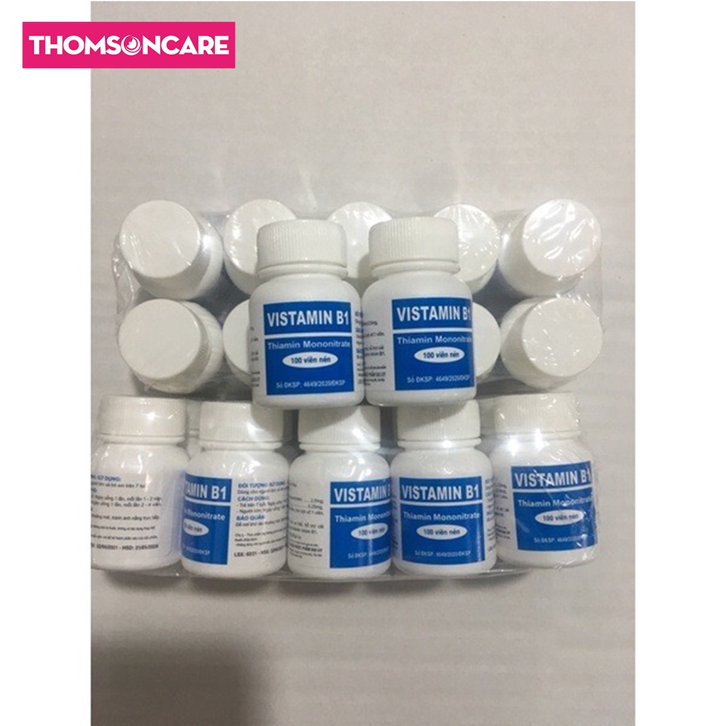 Vitamin B1 Đại Uy - Bổ sung vitamin B1 cho cơ thể, giúp ăn ngủ ngon, gội dầu kích thích mọc tóc