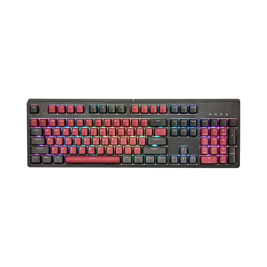 Bàn phím cơ gaming Edra EK3104 Blood Warrior Blue/Brown/Red switch LED RGB Chính hãng - Bảo hành 24 tháng, đổi mới 100%