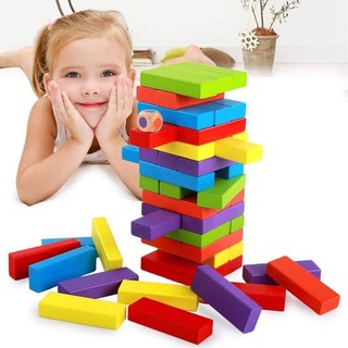 Rút gỗ sắc màu loại to_ đồ chơi rút gỗ