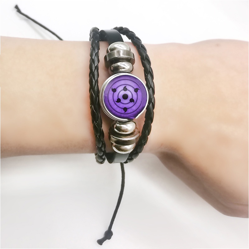 Vòng Đeo Tay Mô Hình Nhân Vật NARUTO Akatsuki Sharingan Uzumaki Kakashi Đám Mây Đỏ Cá Tính Dành Cho Trẻ Em