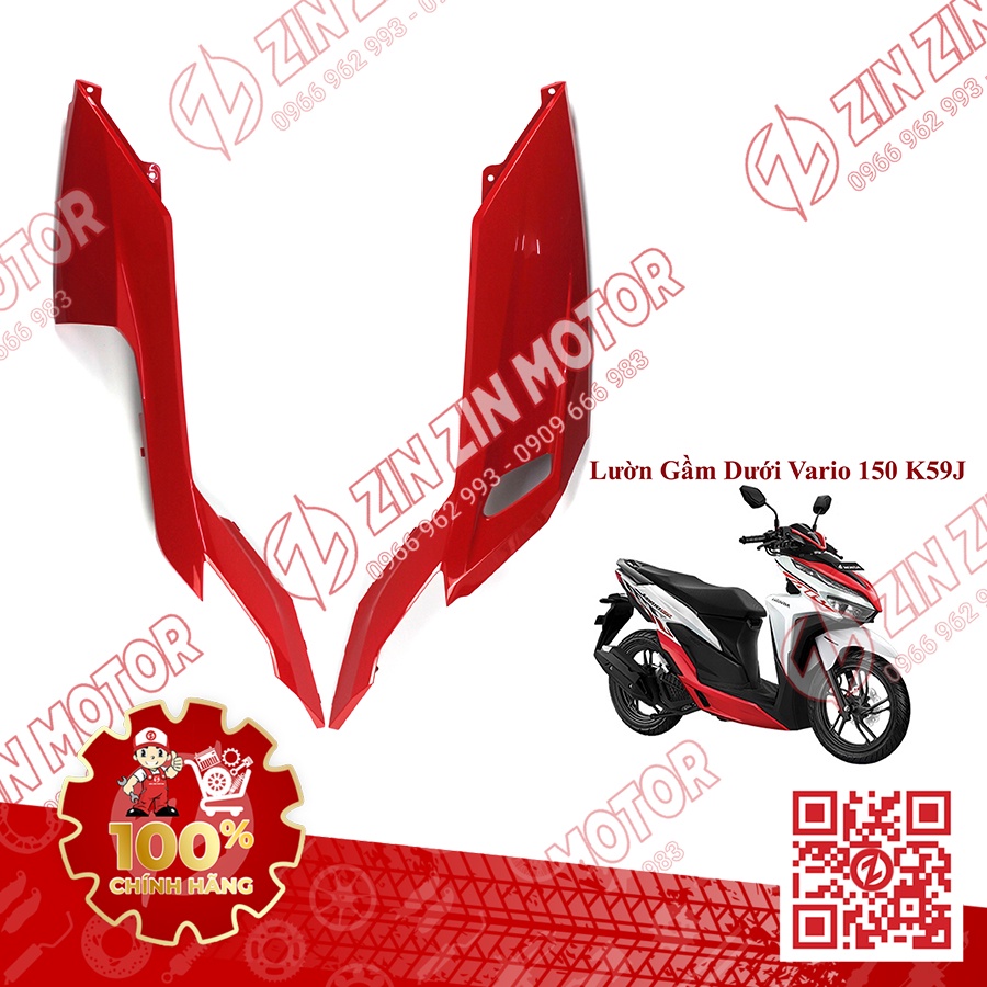 Lườn Gầm Dưới Vario 150 K59J , Vario 125 K60R , Click 150i 2018, Click 125i 2018 Chinh Hãng