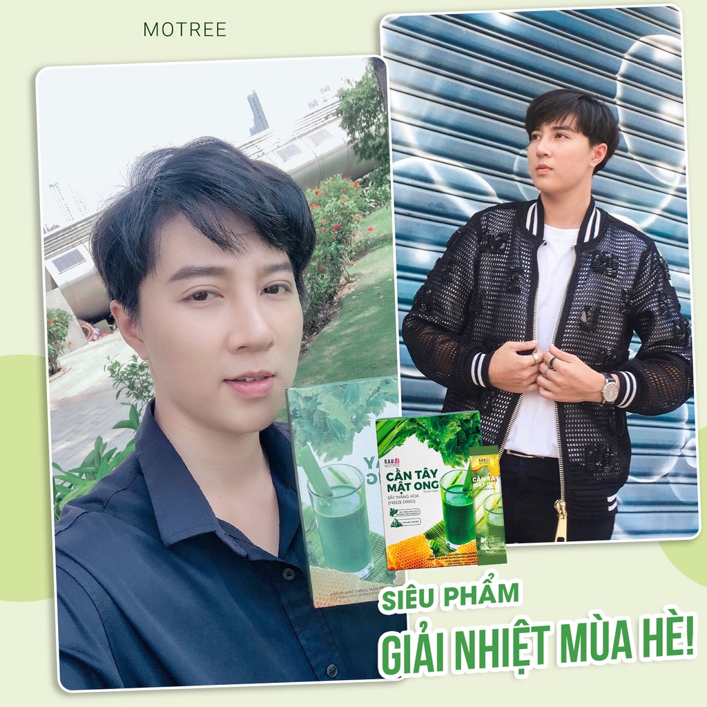 Bột cần tây mật ong Motree giảm cân nhanh cấp tốc an toàn hộp 14 gói