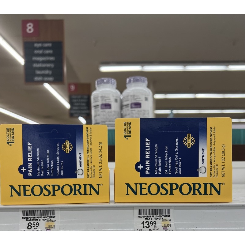 Kem mỡ hỗ trợ làm lành vết thương - Neosporin Original Ointment 14.2g