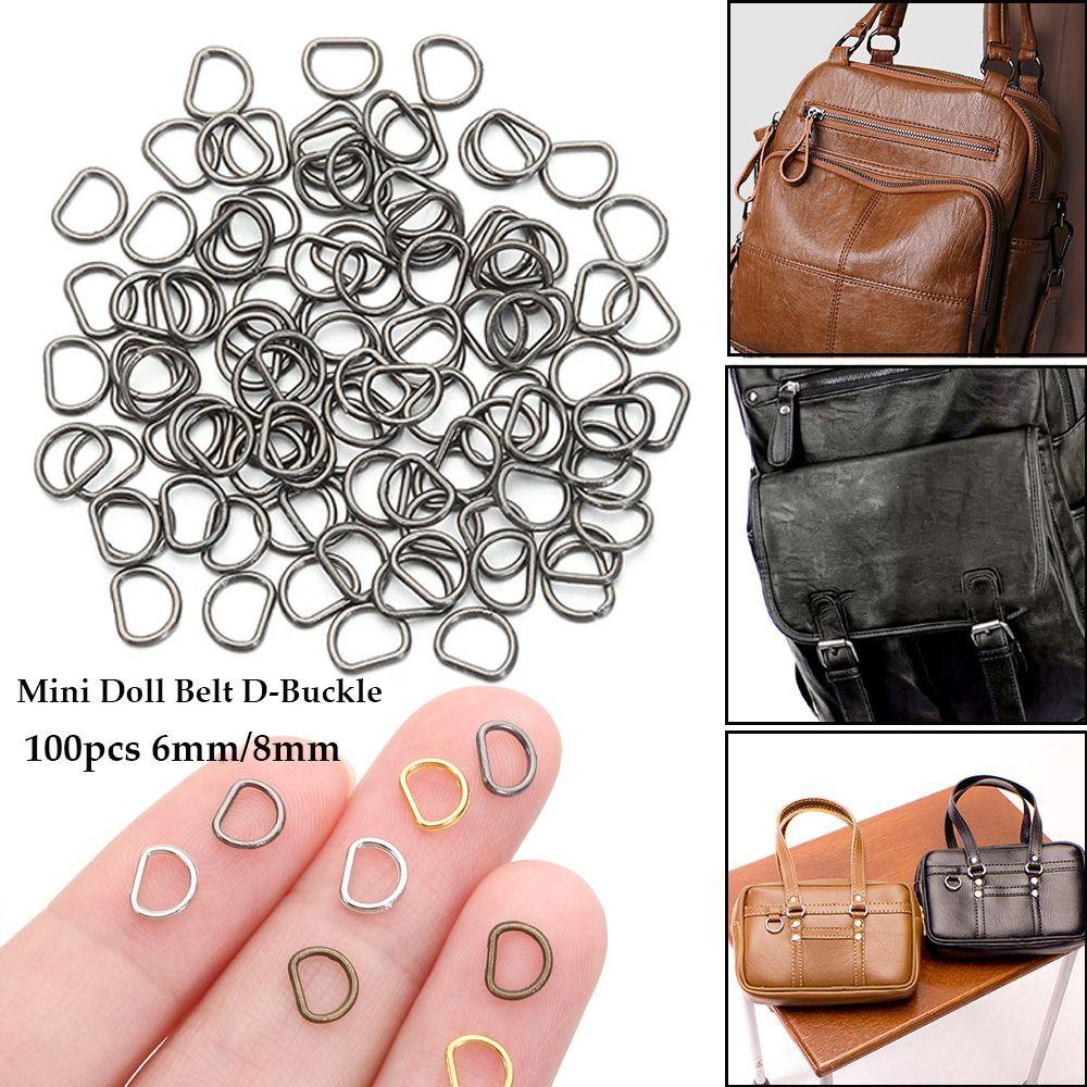 Set 100 Nút Nhựa Nhiều Màu Kích Thước 6 / 8mm Cho Búp Bê