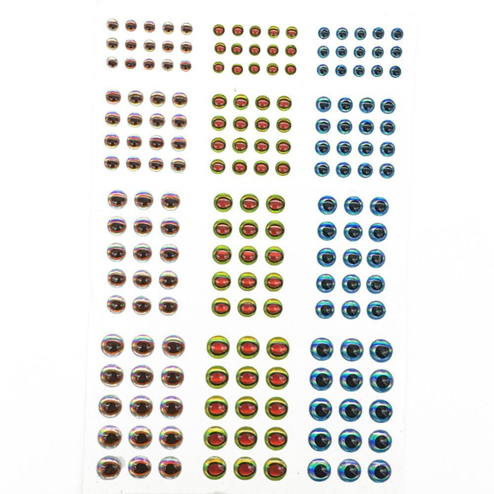 MAYSHOW Set 546 Mắt Cá Giả Gắn Mồi Câu