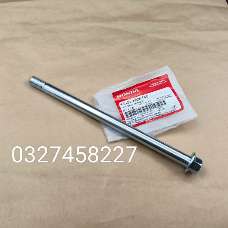 Cốt đùm bánh trước xe WAVE ZX, FUTURE 1 zin Honda