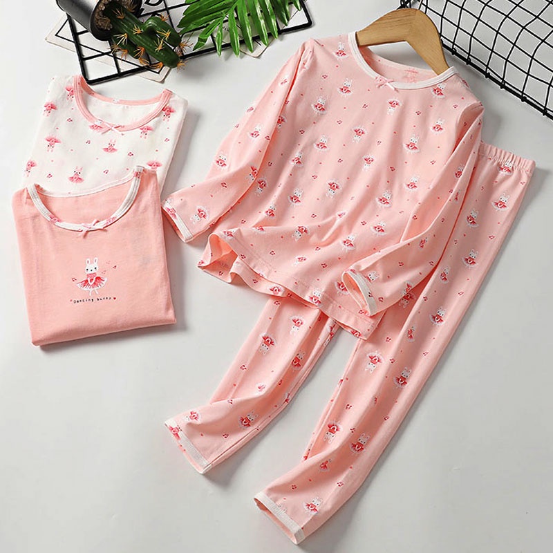 (9-35kg) Bộ đồ ngủ dài tay cho Bé Gái - hãng Mamdadkids
