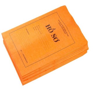 1 cái bao thư hồ sơ cam / trắng a4