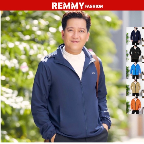 Áo khoác gió nam nữ 2 lớp 3C PLUS cao cấp thể thao chống nước có mũ thời trang chống tia uv REMMY