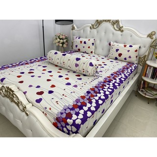 Bộ Ga Thun Hàn Quốc Mẫu Tim
