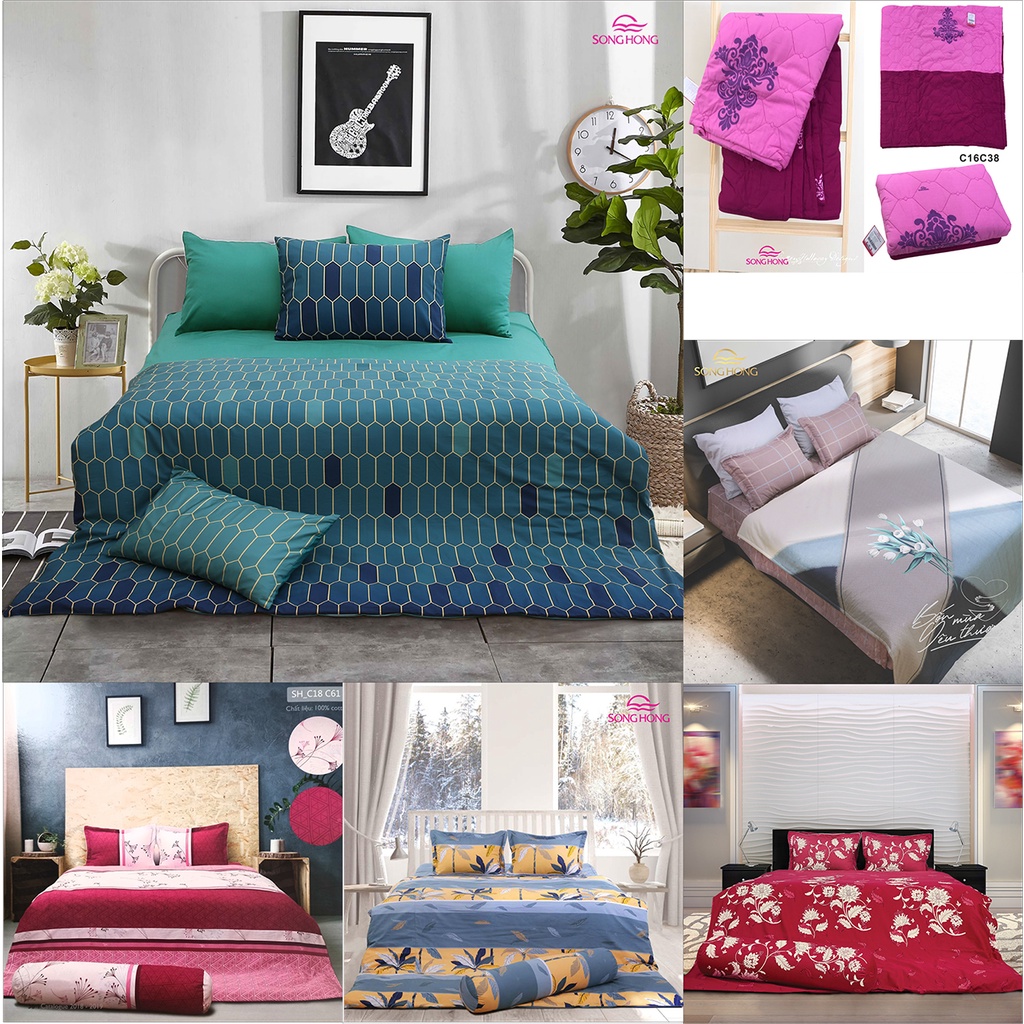 Chăn Xuân Thu Sông Hồng kích thước 180*210cm chất cotton