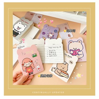 Set 10 sổ mini hoạt hình xinh xắn