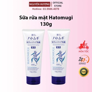 Sữa Rửa Mặt Tẩy Trang Và Làm Sáng Da Reihaku Hatomugi Cleansing Foam 130g