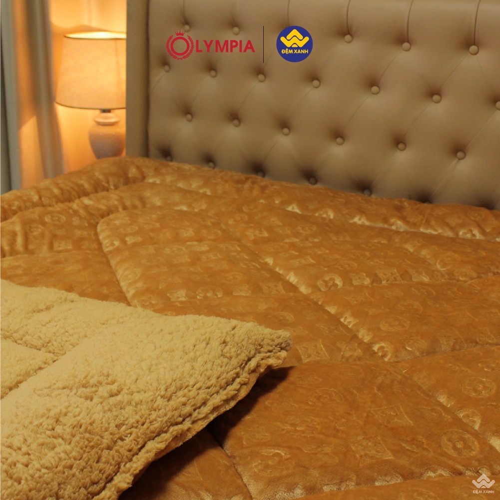Chăn lông cừu Olympia vân chìm