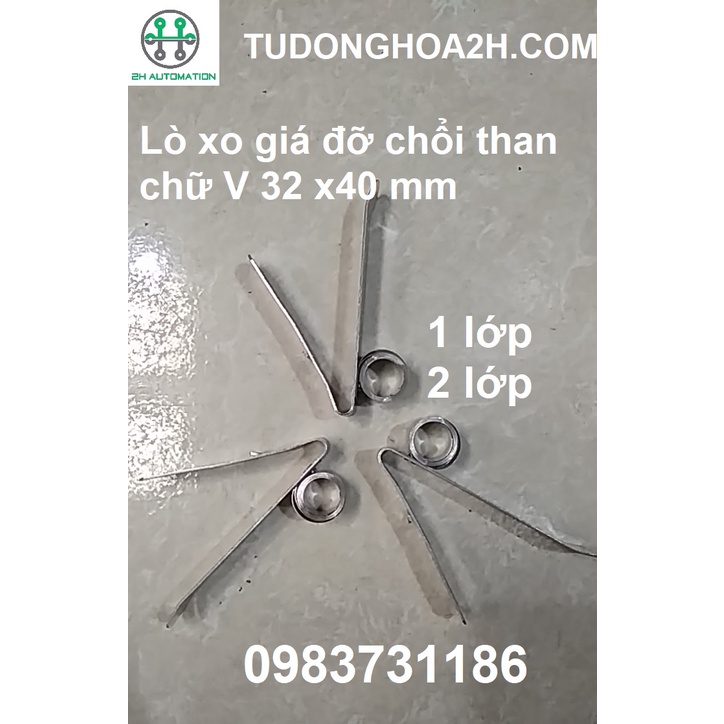 Lò xo giá đỡ chổi than chữ V 32 x40 loại 1 lớp / 2 lớp Carbon brush