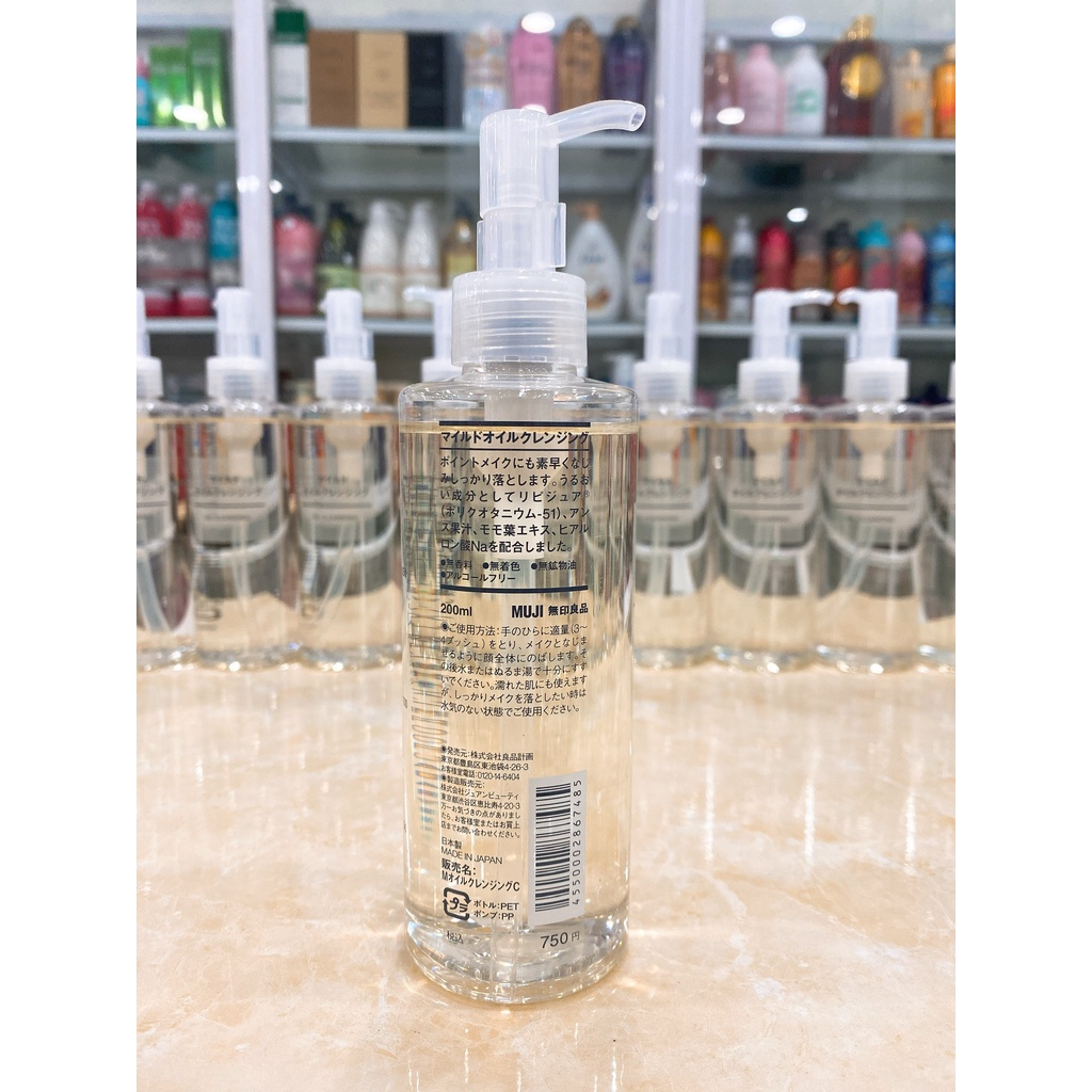 Dầu tẩy trang Muji Oil Cleansing 200ml ( hàng nội địa Nhật Bản )