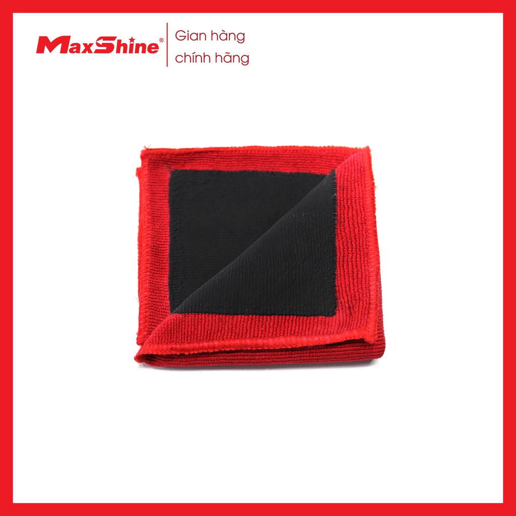 Khăn đất sét – Clay Towel – Fine Grade Maxshine 2043030R kết hợp giữa mặt khăn sợi nhỏ màu đỏ với 1 mặt khăn đất sét