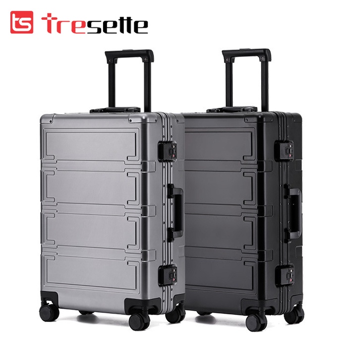 Vali kéo du lịch cao cấp chất liệu hợp kim nhôm nguyên khối nhập khẩu Hàn Quốc Tresette TSL-2128 size 20