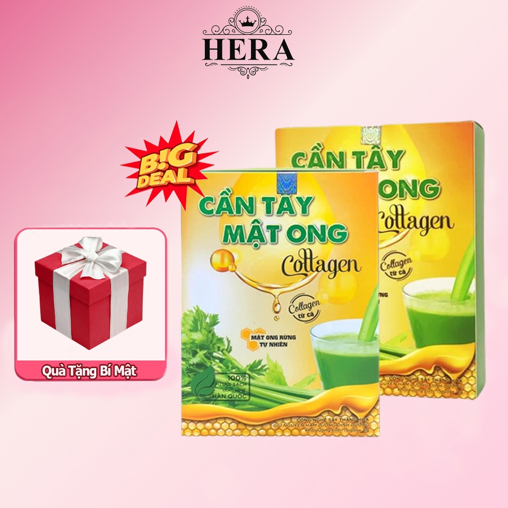 Bột Cần Tây Mật Ong Collagen Giảm cân cấp tốc thực phẩm hỗ trợ giảm béo an