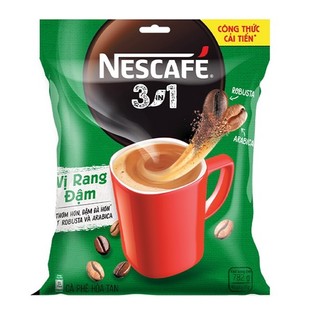Cà phê hòa tan NesCafe bịch Xanh 46 gói - cafe sữa 3 in 1 nescafe