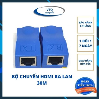 Bộ HDMI to LAN 30m, kéo dài hdmi qua dây mạng 30m.bảo hành 6 tháng.shopphukienvtq