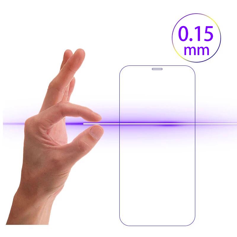 Ultra Kính Cường Lực 0.15mm 2.5D Siêu Mỏng Cho iPhone14 iPhone 14 13 Pro Max Plus 14Pro Mini 9H