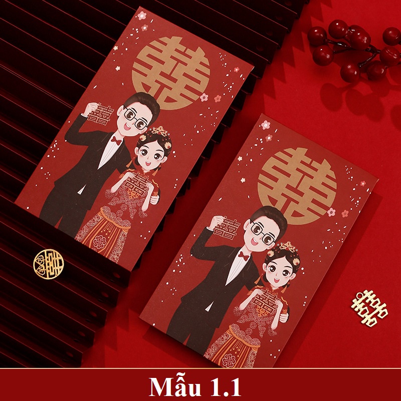 Bao lì xì dùng trong bưng quả đám cưới