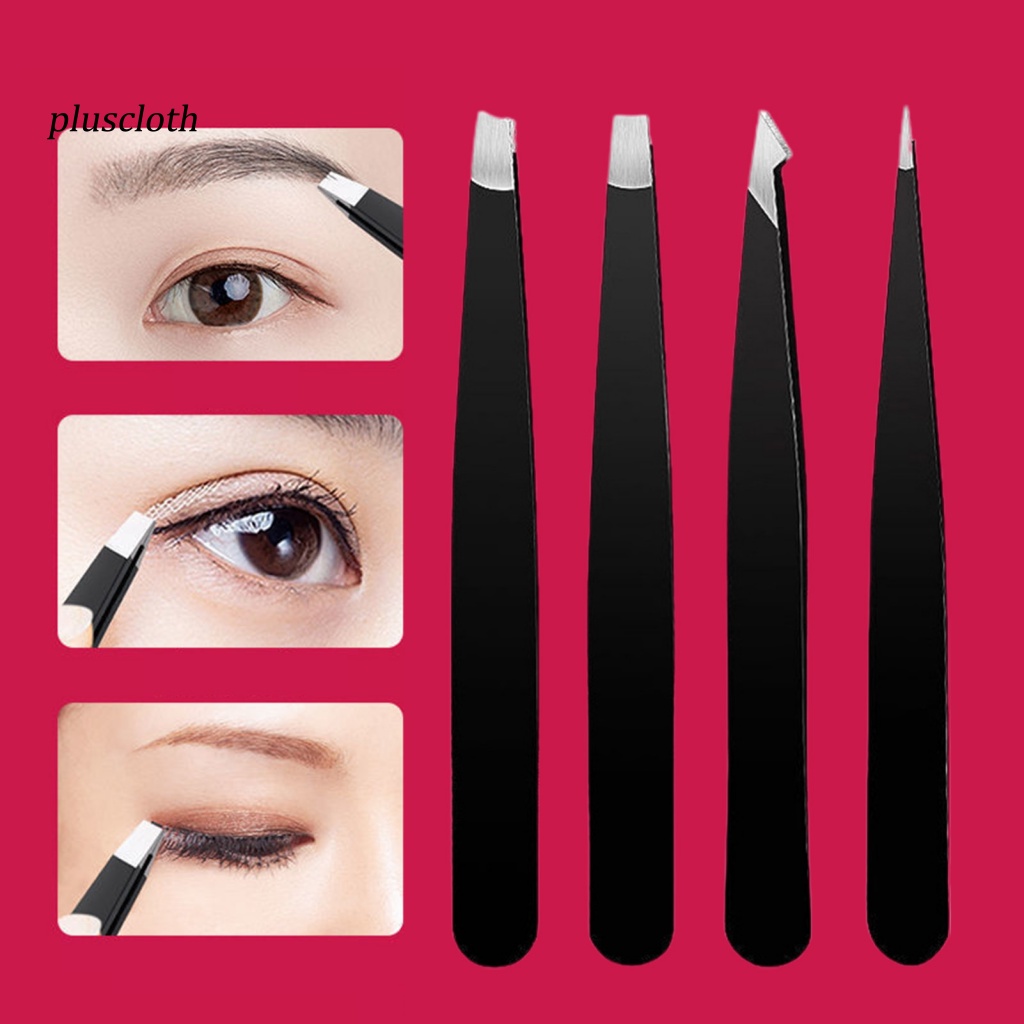 Set 4 Nhíp Nhổ Lông Mày Tiện Lợi