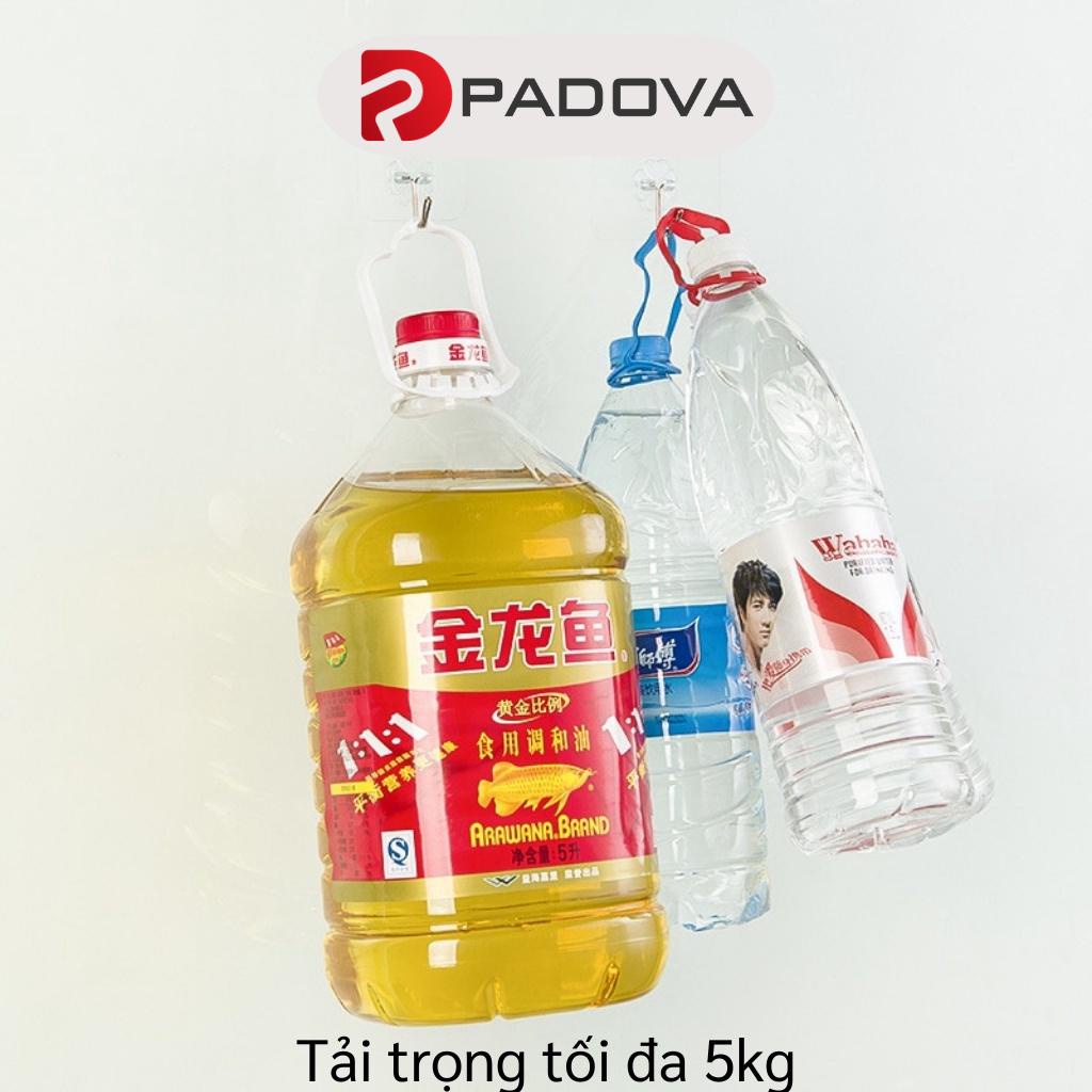 Móc Dán Tường Siêu Dính, Trong Suốt, Chịu Lực Tốt, Chắc Chắn PADOVA 3974