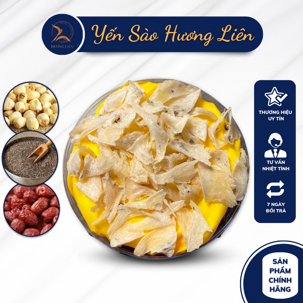 Hộp 50gr Chân Yến Sào Tinh Chế Nguyên Chất Khánh Hòa Giúp Bồi Bổ Sức Khỏe Tăng Thể Lực Tăng Cân Người Già Trẻ Nhỏ