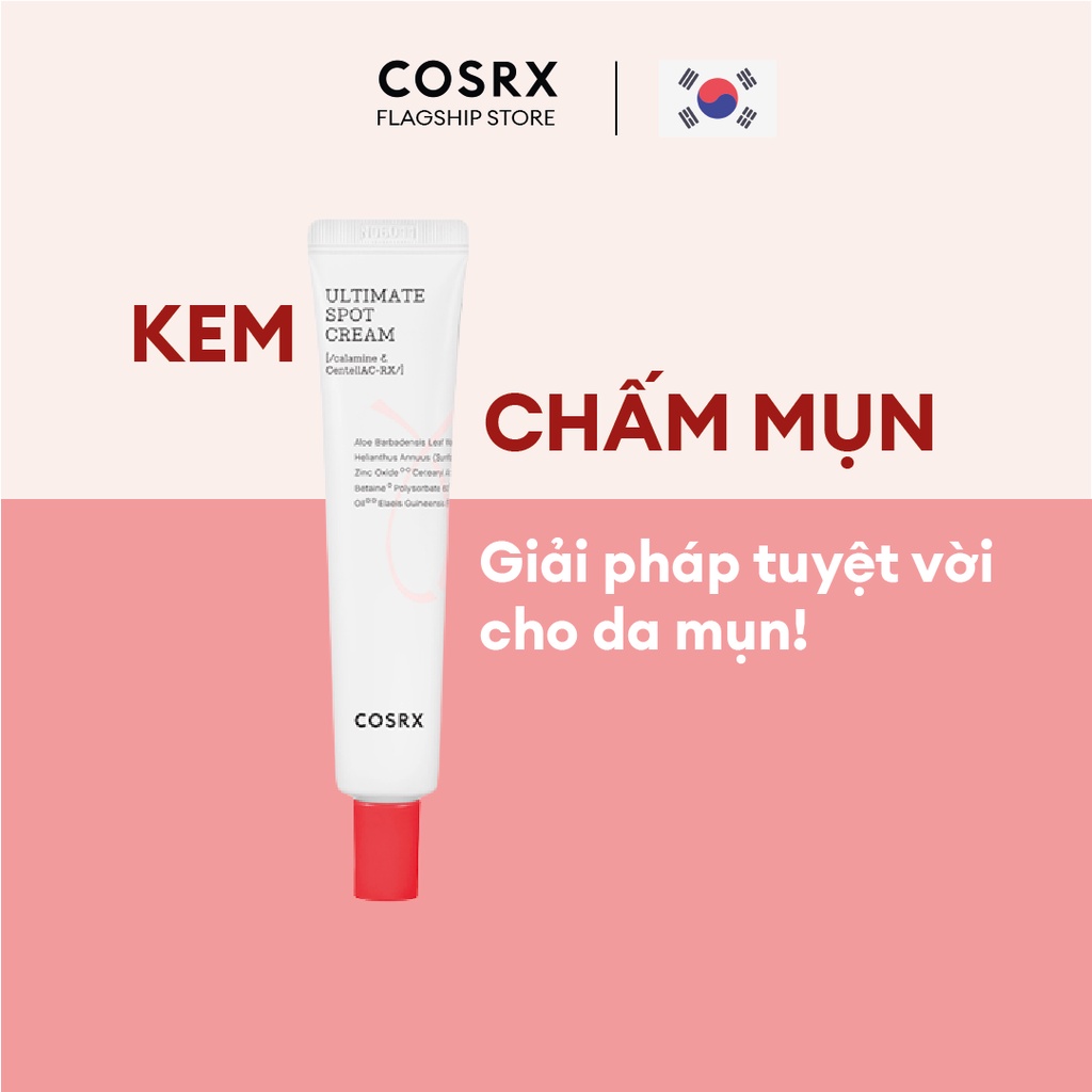 Kem Chấm Mụn Giảm Sưng COSRX AC Collection Ultimate Spot Cream 30g