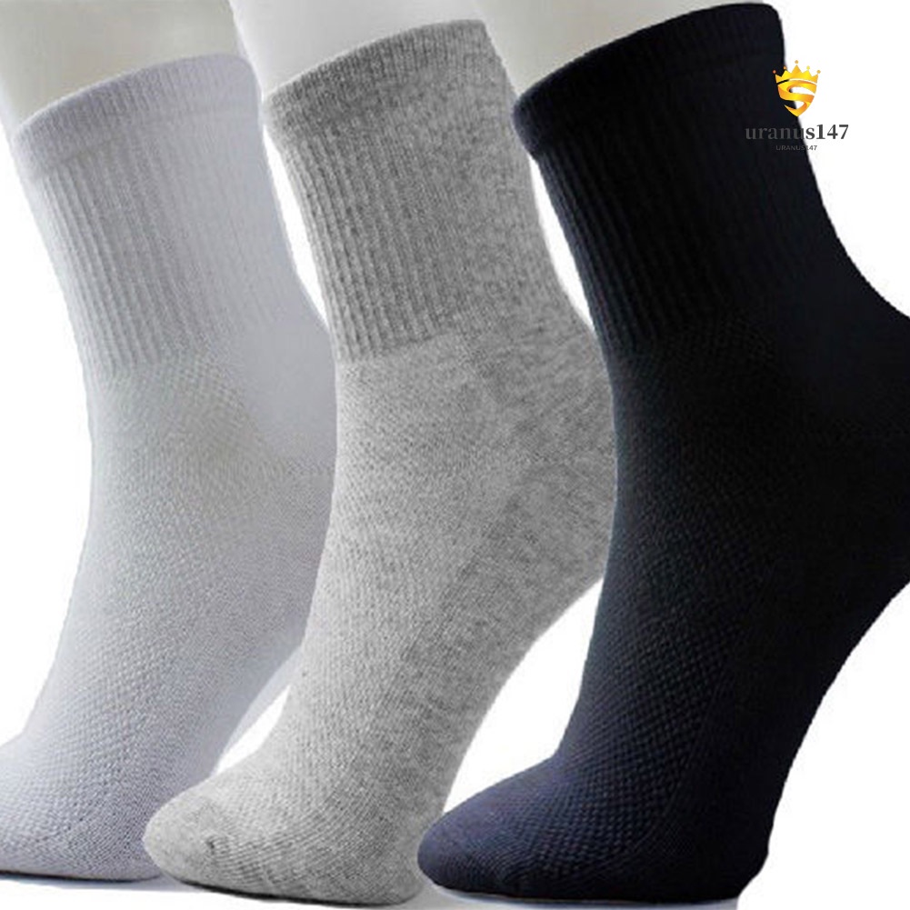 1 Đôi Tất Lưới Cotton Mềm Mại Phong Cách Thể Thao Thời Trang Mùa Hè Cho Nam