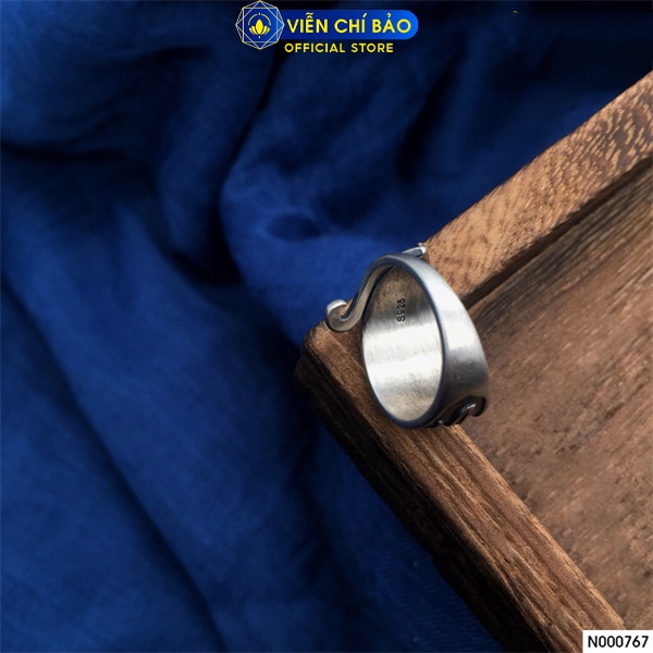 Nhẫn khổng tước cổ điển chất liệu bạc Thái 925 thời trang phụ kiện trang sức nữ Viễn Chí Bảo N000767