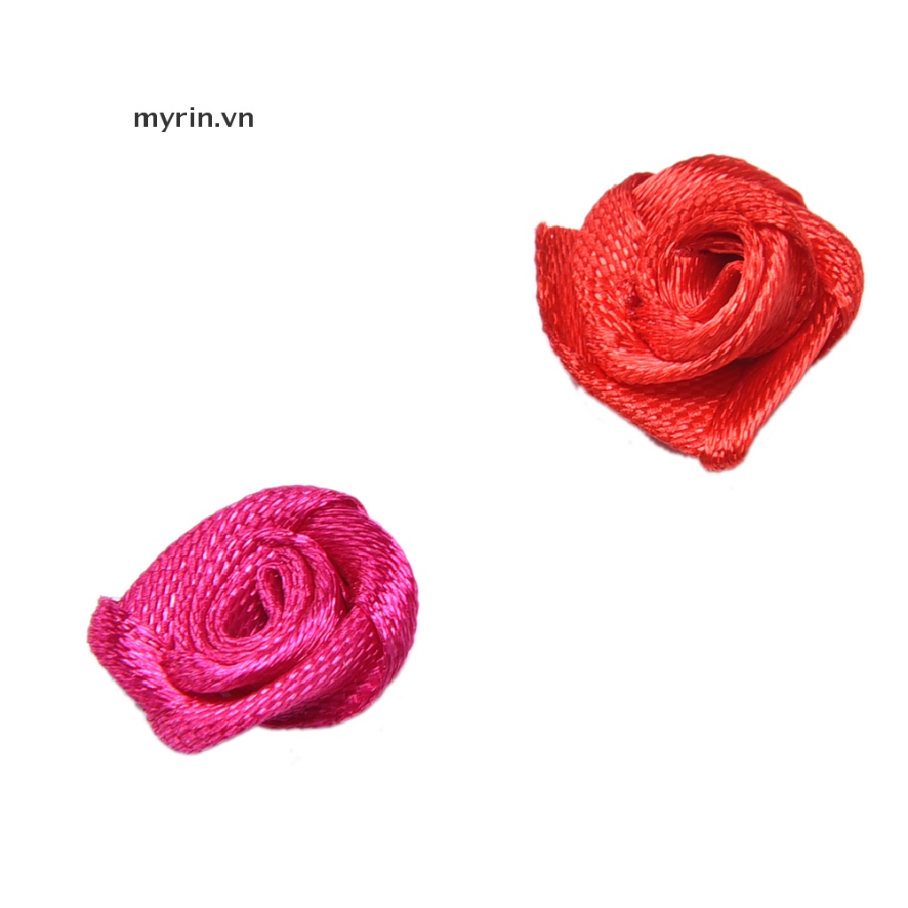 Set 100 Hoa Hồng Ruy Băng Trang Trí Đám Cưới