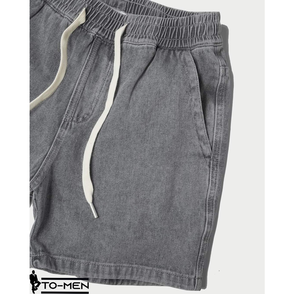 Quần Short Jean  Nam Nữ Cao Cấp 2 màu Xanh và Xám , form Slimfit trên gối ,Co Dãn Nhẹ.