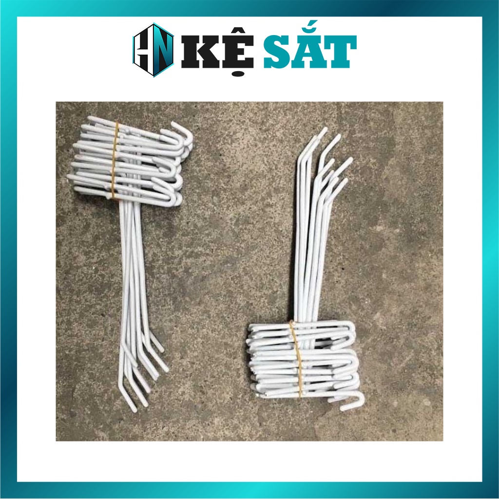 Combo 10 Móc Cài Lưới Sắt, Tay Cài Lưới Dùng Cho Tấm Lưới Sắt Treo Đồ, Phụ Kiện - Kệ Sắt Hà Nội