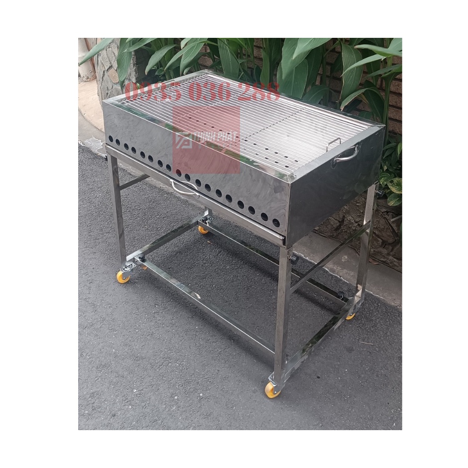 BẾP NƯỚNG THAN INOX NGOÀI TRỜI LOẠI ĐẠI