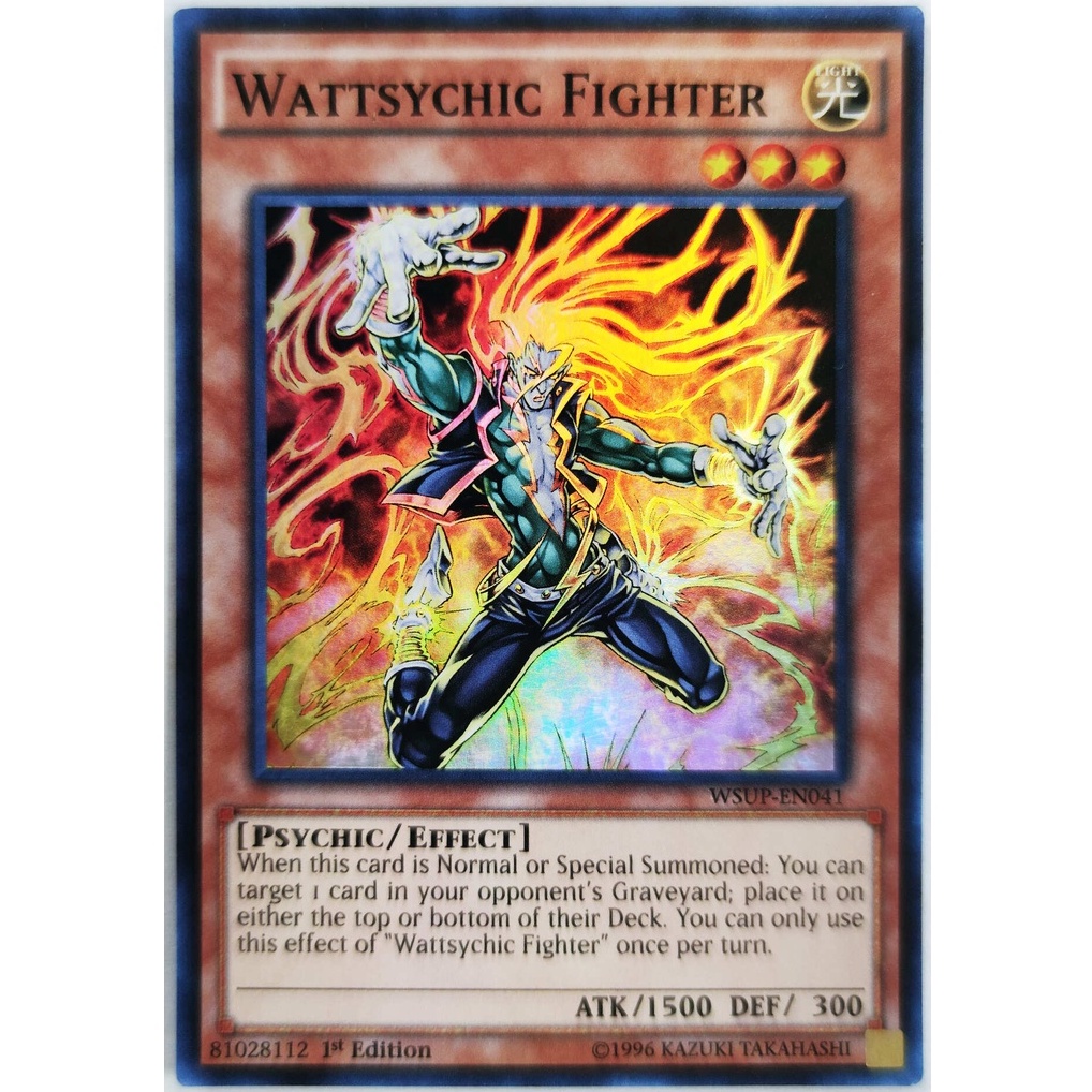 [Thẻ Yugioh] Wattsychic Fighter |EN| Super Rare